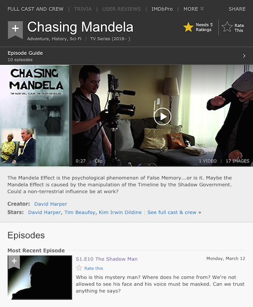 Chasing Mandela on IMDb
